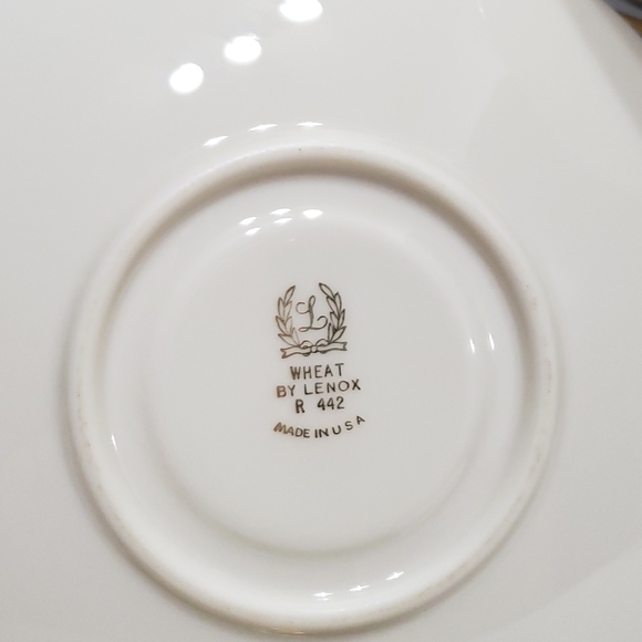 Vintage LENOX Wheat China with Gold Trim - Picture 9 of 16